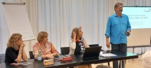 Mitgliederversammlung am 4. September 2025, aktueller Vorstand: Susan Schmorl, Daniela Freundenberg, Alia Kidess, Ulf Brossmann