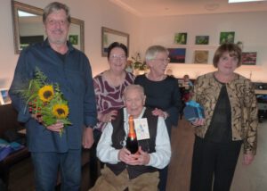 Armin Piske feiert seinen 90sten Geburtstag in der Gaststätte Magnolia in Kronberg Schöneberg
